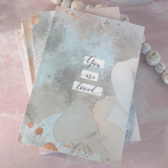 YOU ARE LOVED Inspirational Christian notebook / home decor, Bible study gifts - Picture 5 of 8